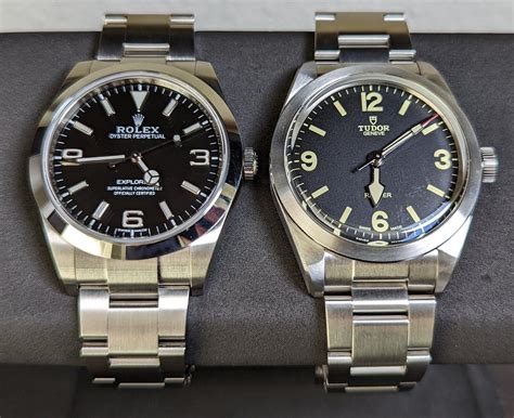 rolex explorer vs tudor ranger|tudor ranger watch strap.